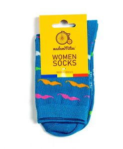 sosete cu mustati pentru barbati si femei super colorate